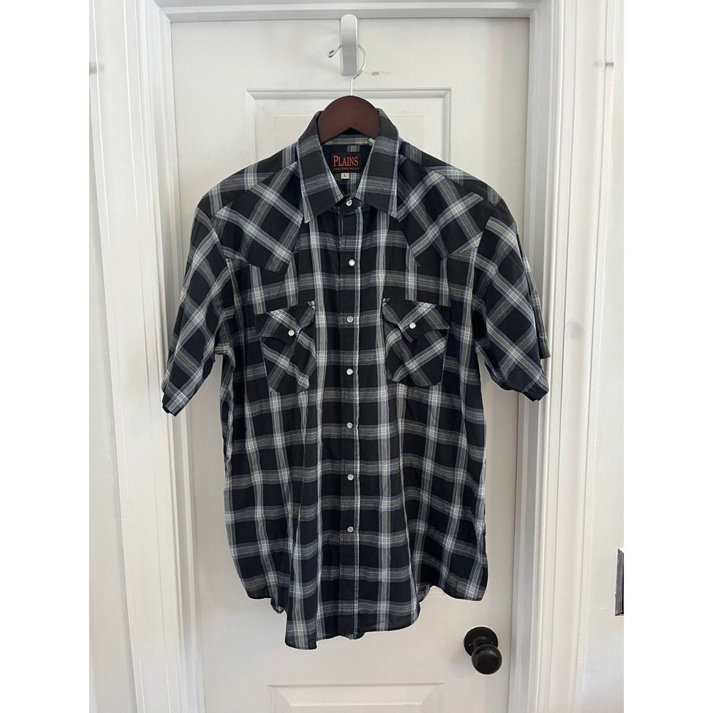 Vintage Plains‎ Western Wear Pearl Snap Shirt